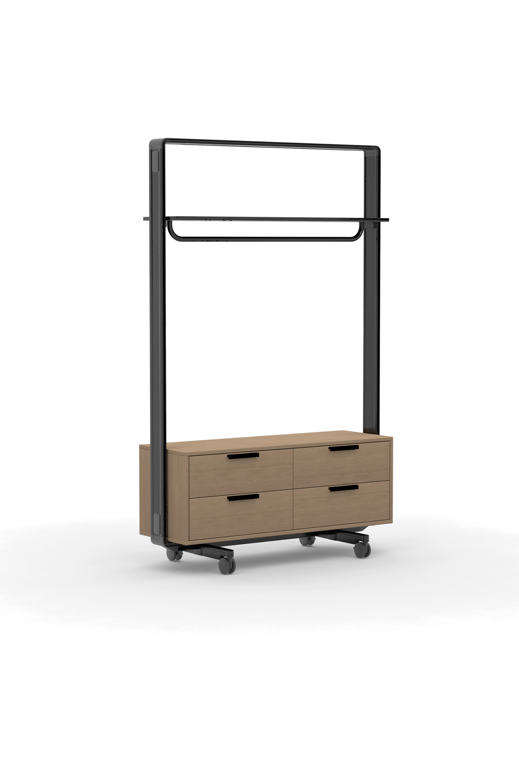 AW2012CHDW4 / Coat Hangar with Drawer Storage Unit