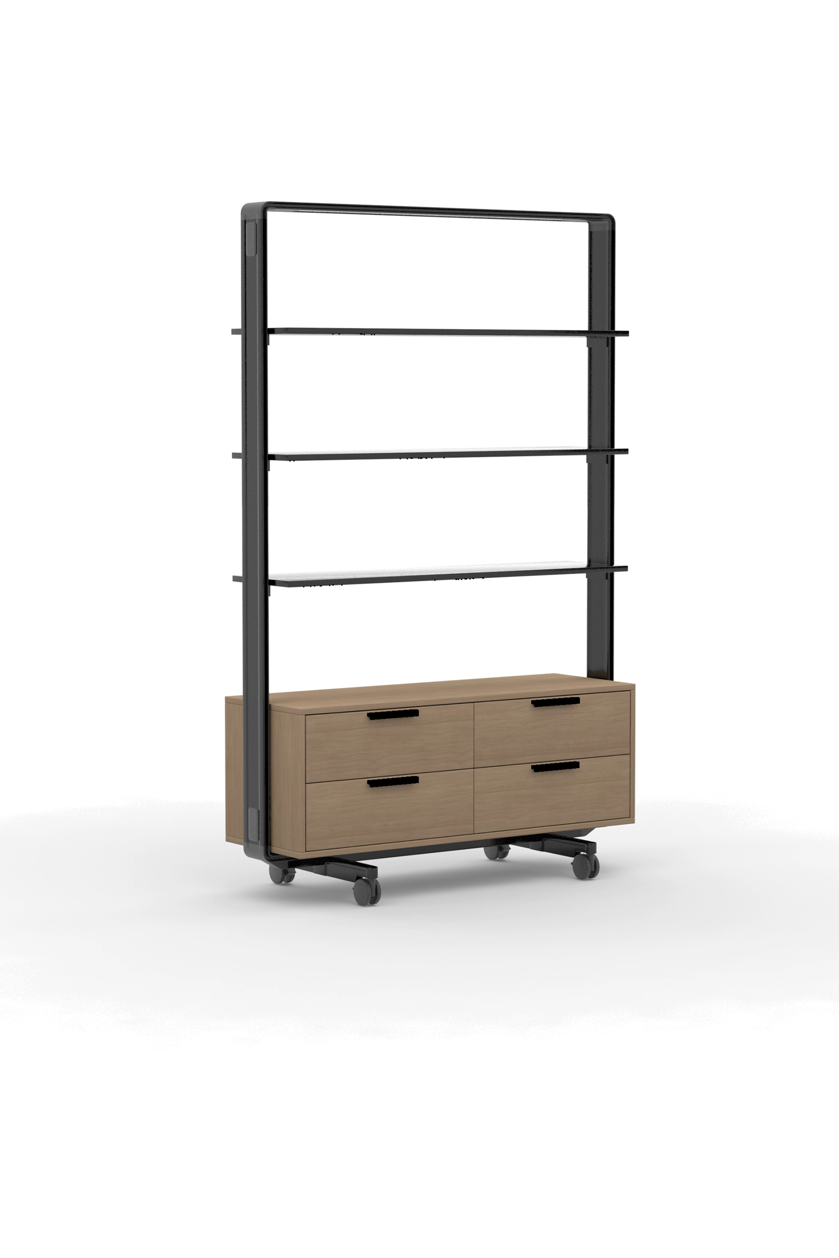 AW2012SH3DW4 / Shelf Unit with Drawer Storage Unit