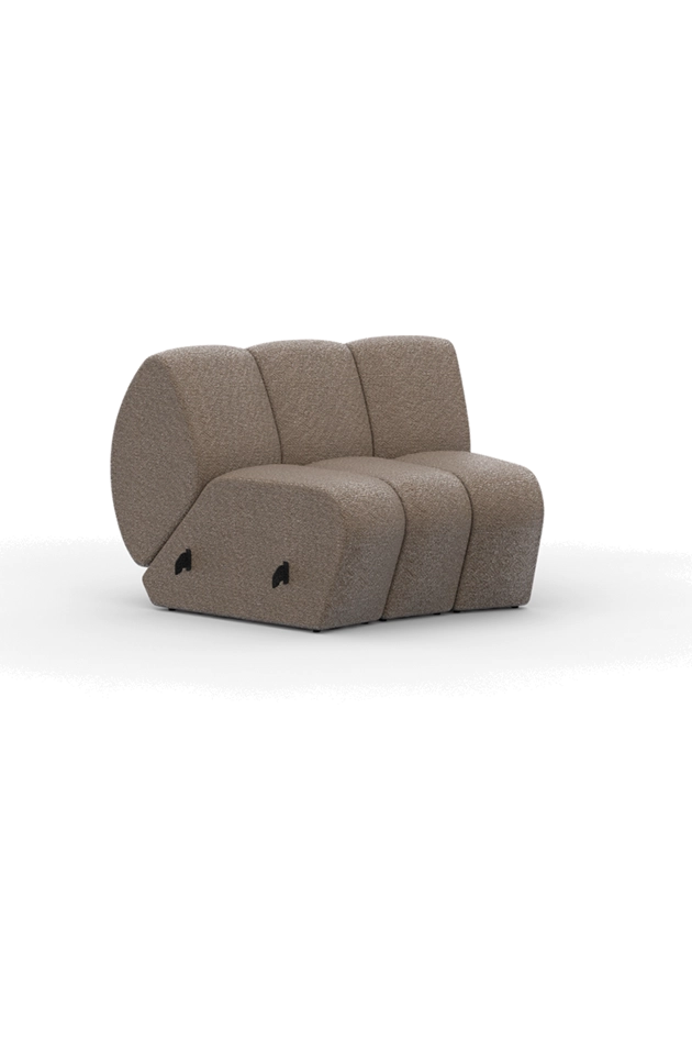 AURLS13CAVM / Three Concave Units With Back 