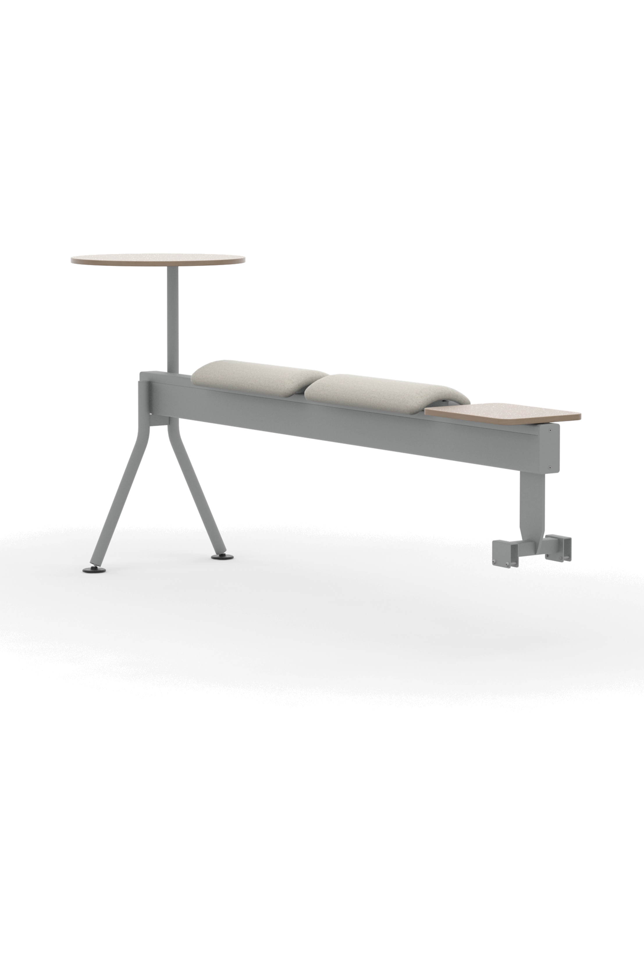 CB2SABPFHT / 2 Upholstered perches beam